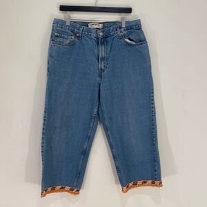 Levi’s 560 Comfort Fit Capri Jeans, Size-W 36 L 34